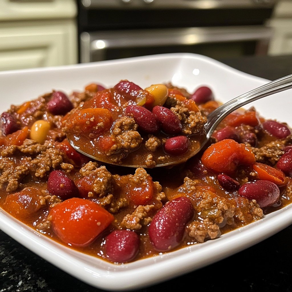 Chili sin Carne mit Tomaten