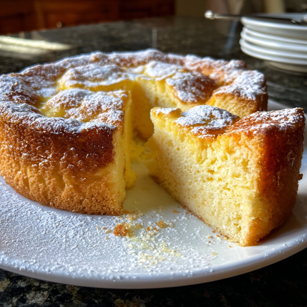 Käsekuchen mit Vanillepudding