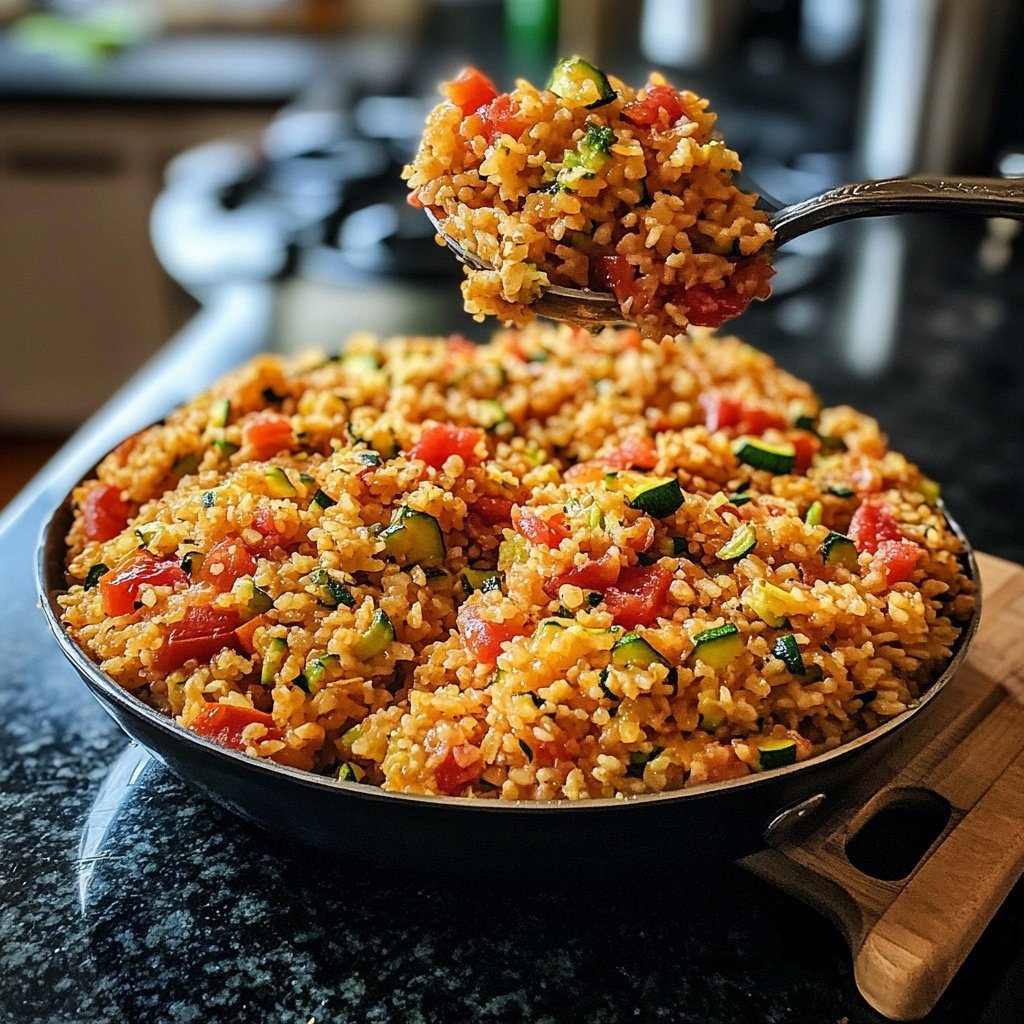 Zucchini-Tomaten-Reis