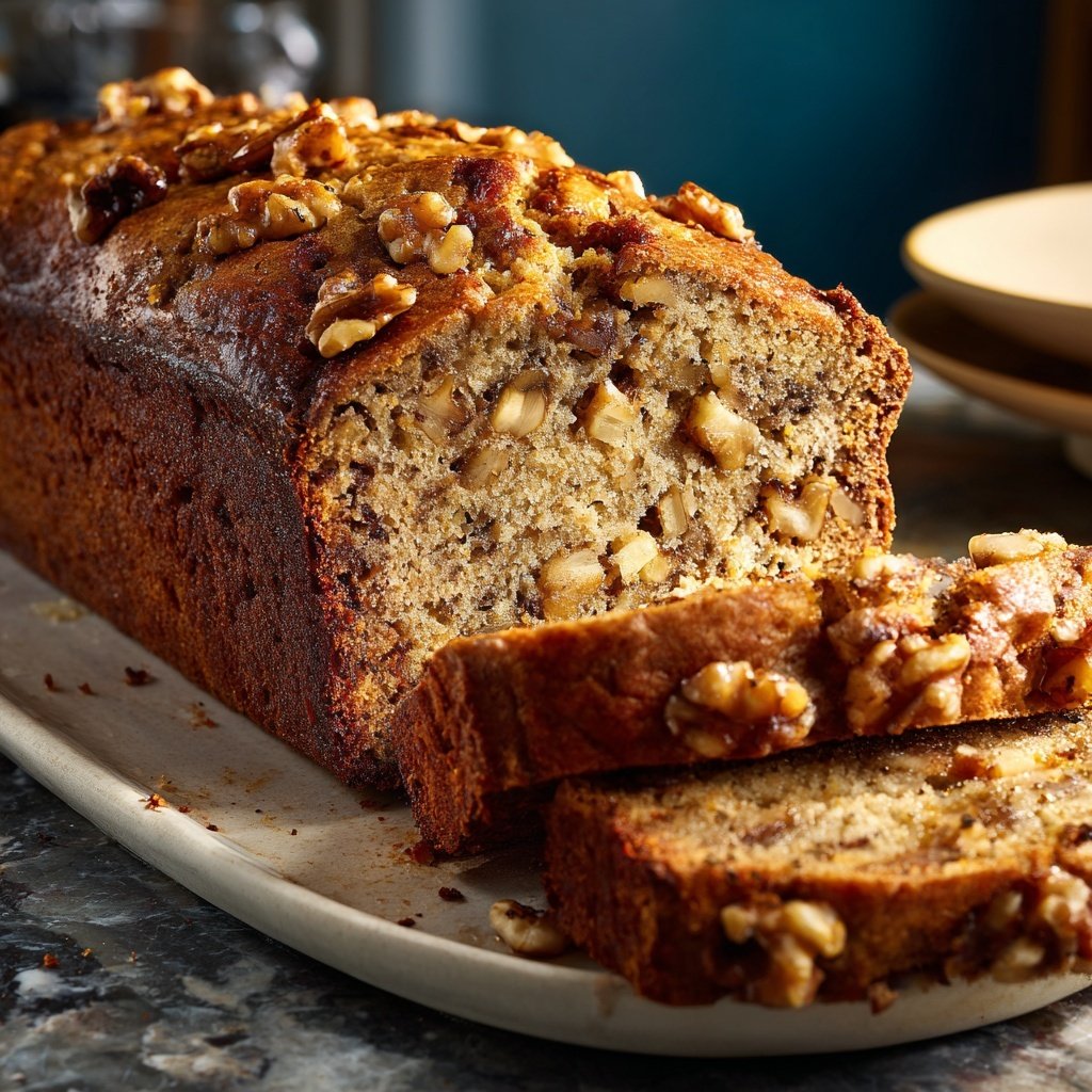 Bananenbrot mit Walnüssen
